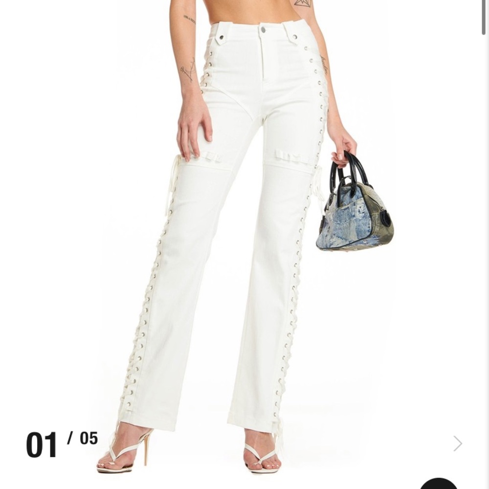 IAMGIA holly pant in white denim SOLD!